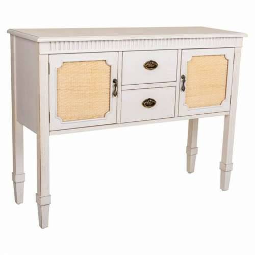 Ormarić za hodnik Alexandra House Living Bijela Ratan Jelovina 36 x 82 x 108 cm Cijena