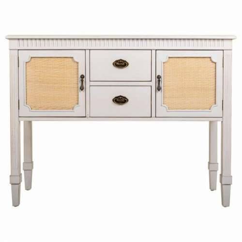Ormarić za hodnik Alexandra House Living Bijela Ratan Jelovina 36 x 82 x 108 cm Cijena