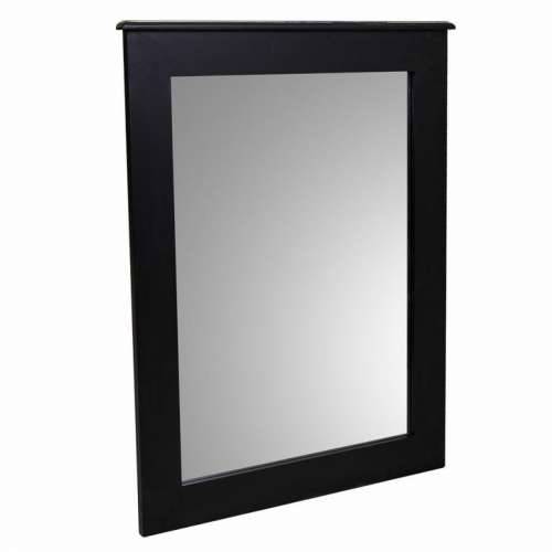 Zidno ogledalo Alexandra House Living Crna 3 x 90 x 70 cm Pravokutno Cijena