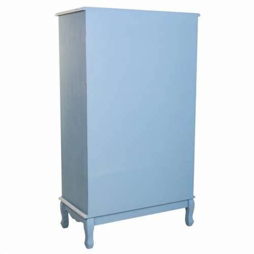 Ormarić Alexandra House Living Plava Ratan Jelovina Drvo MDF 42 x 138 x 80 cm Cijena