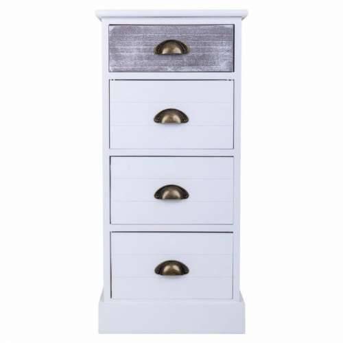 Ormarić s ladicama Alexandra House Living Bijela Paulovnija Drvo MDF 25 x 76 x 35 cm Cijena