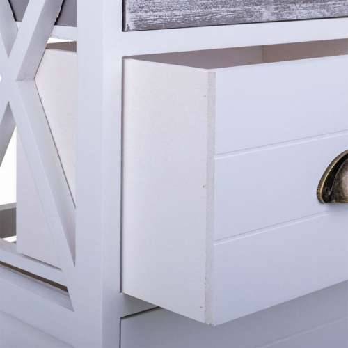Ormarić s ladicama Alexandra House Living Bijela Paulovnija Drvo MDF 25 x 76 x 35 cm Cijena