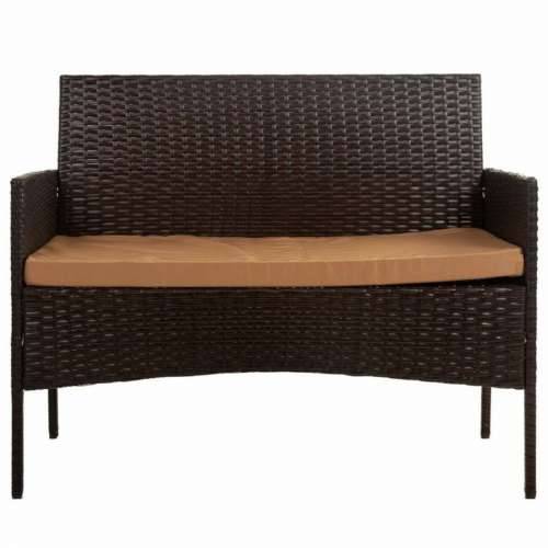 Set Stol i 2 Stolice Alexandra House Living Smeđa 4 Dijelovi Cijena