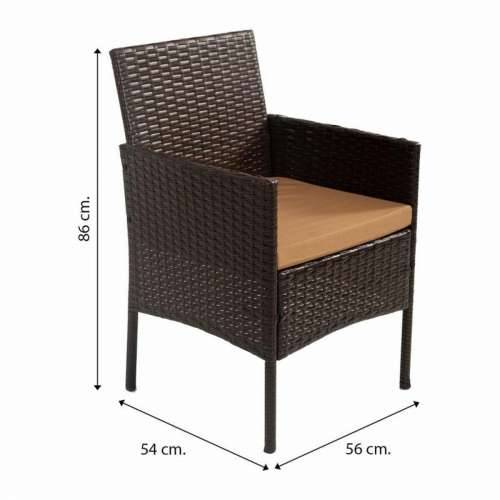 Set Stol i 2 Stolice Alexandra House Living Smeđa 4 Dijelovi Cijena