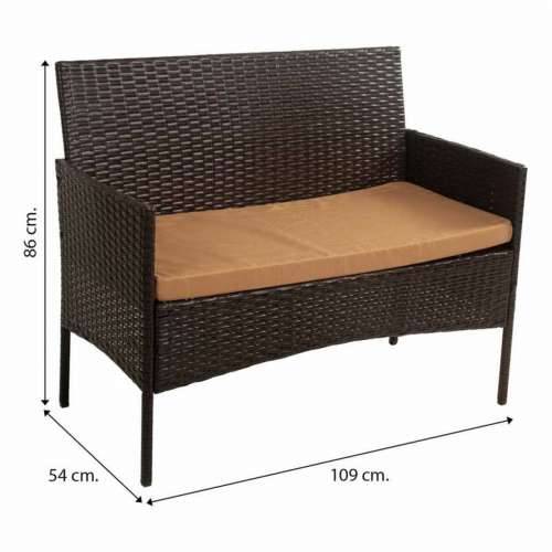 Set Stol i 2 Stolice Alexandra House Living Smeđa 4 Dijelovi Cijena