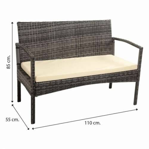 Klupa Alexandra House Living Siva 55 x 85 x 110 cm Cijena
