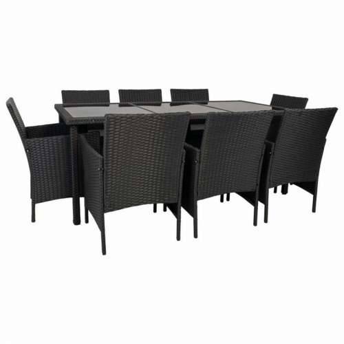 Vrtni namještaj Alexandra House Living Crna 61 x 85 x 58 cm 9 Dijelovi Cijena