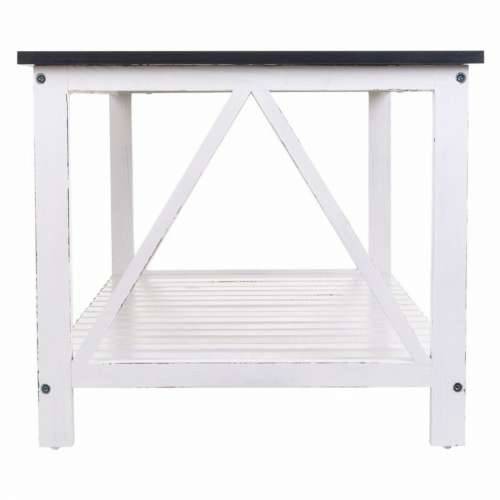 Stolić za dnevni boravak Alexandra House Living Bijela Paulovnija Drvo MDF 53 x 46 x 92 cm Cijena