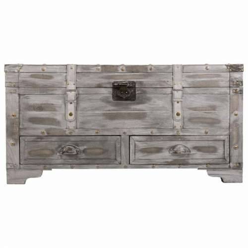 Škrinja Alexandra House Living Siva PVC Drvo Metal 45 x 45 x 90 cm Estilo vintage Cijena