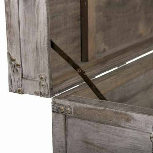 Škrinja Alexandra House Living Siva PVC Drvo Metal 45 x 45 x 90 cm Estilo vintage Cijena