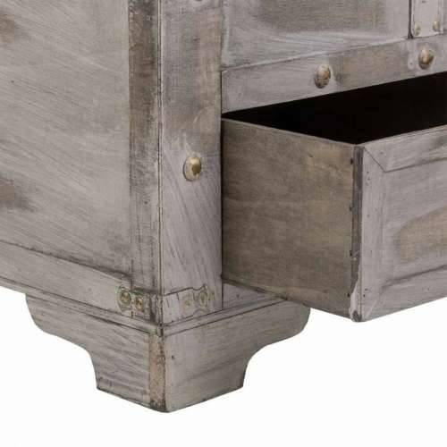 Škrinja Alexandra House Living Siva PVC Drvo Metal 45 x 45 x 90 cm Estilo vintage Cijena