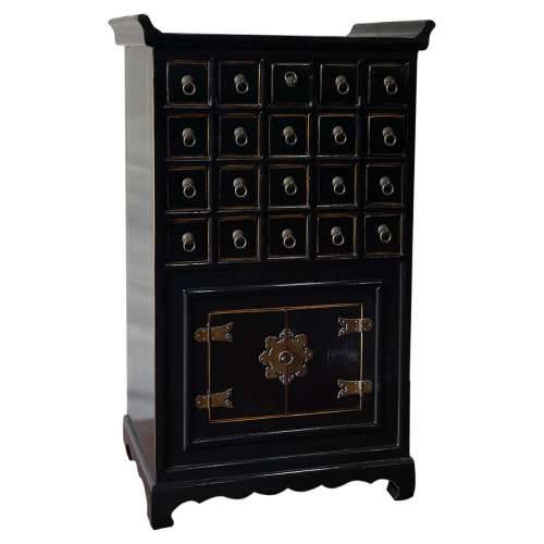 Ormarić za hodnik Alexandra House Living Crna Drvo Brijestovina 32 x 98 x 55 cm Cijena