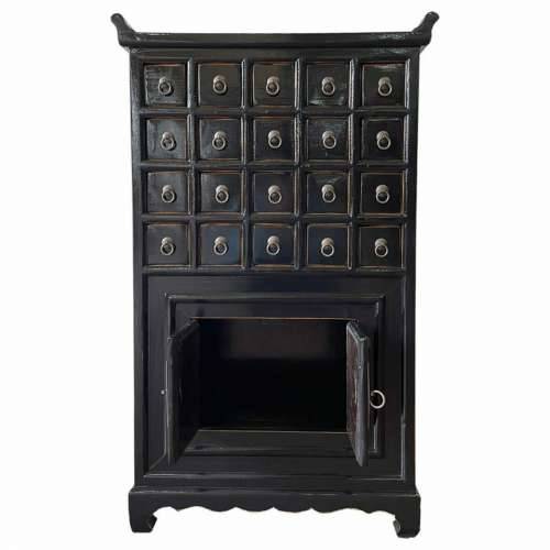 Ormarić za hodnik Alexandra House Living Crna Drvo Brijestovina 32 x 98 x 55 cm Cijena