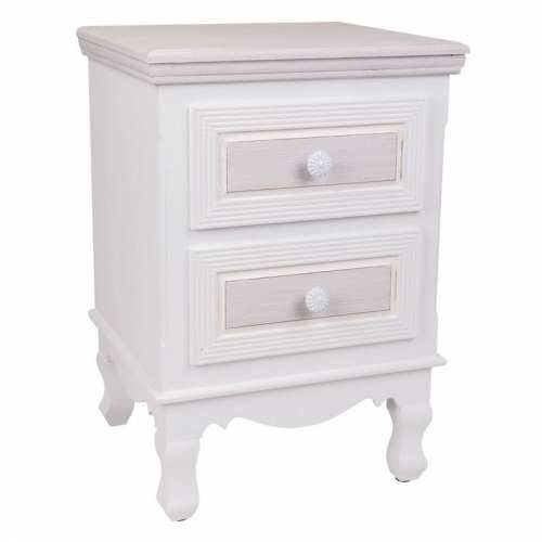 Noćni ormarić Alexandra House Living Bijela 33 x 53 x 37 cm Cijena
