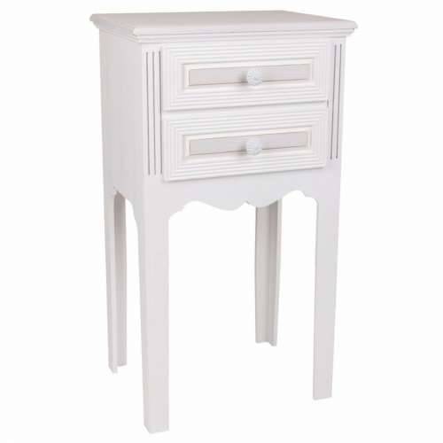 Noćni ormarić Alexandra House Living Bijela 28 x 69 x 38 cm Cijena