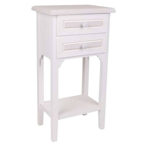 Noćni ormarić Alexandra House Living Bijela 26 x 69 x 37 cm Cijena