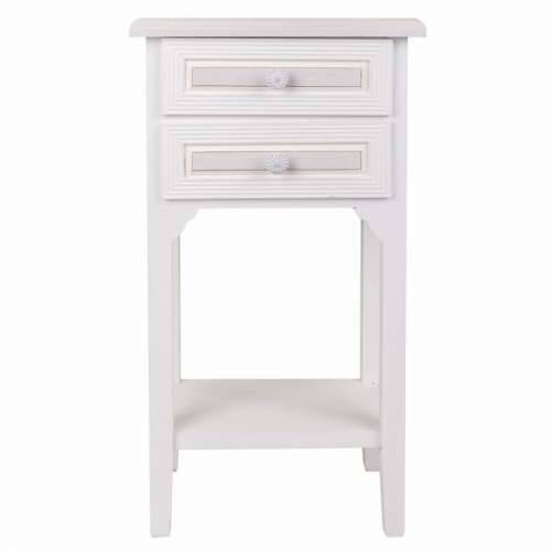 Noćni ormarić Alexandra House Living Bijela 26 x 69 x 37 cm Cijena