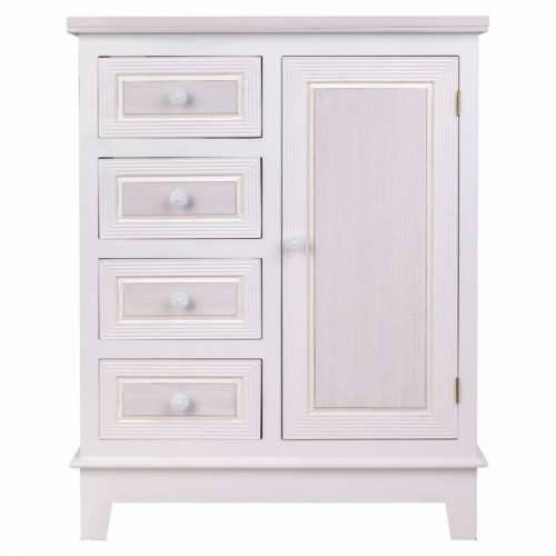 Ormarić s ladice Alexandra House Living Bijela 32 x 84 x 66 cm Cijena