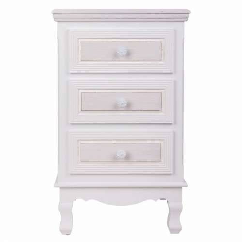Noćni ormarić Alexandra House Living Bijela 33 x 68 x 41 cm Cijena