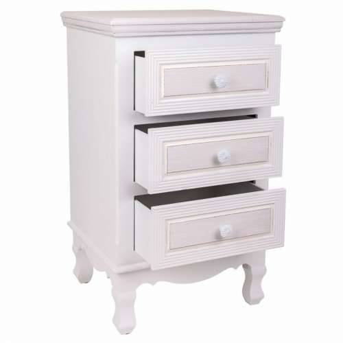 Noćni ormarić Alexandra House Living Bijela 33 x 68 x 41 cm Cijena