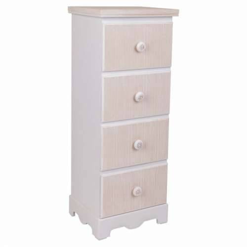 Ormarić s ladicama Alexandra House Living Bijela Drvo MDF 26 x 80 x 31 cm Cijena