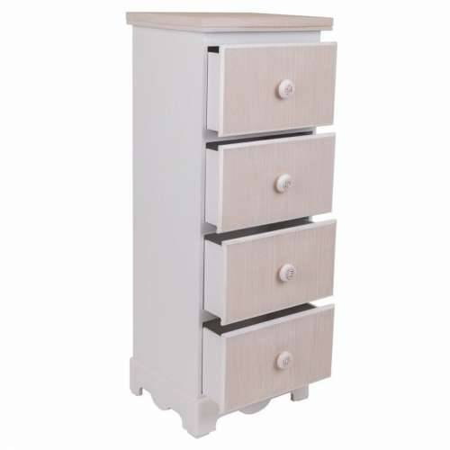 Ormarić s ladicama Alexandra House Living Bijela Drvo MDF 26 x 80 x 31 cm Cijena