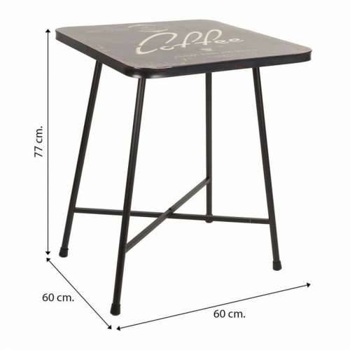 Stol Alexandra House Living Crna 60 x 71 x 60 cm Cijena