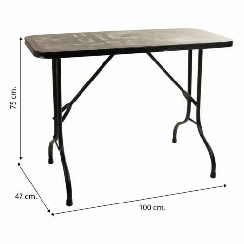Stol Alexandra House Living Crna 45 x 75 x 100 cm Cijena