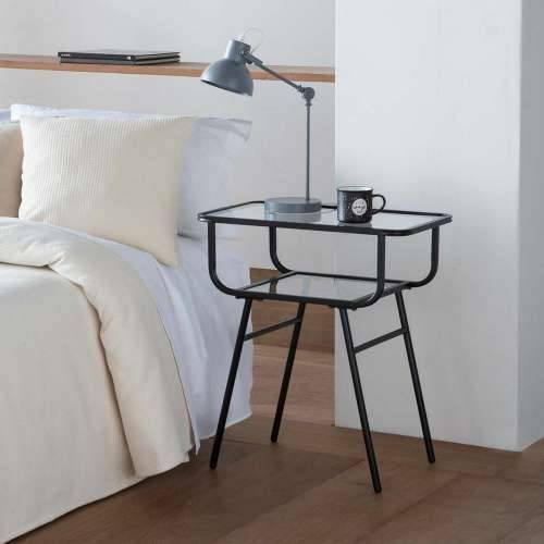 Noćni ormarić Alexandra House Living Crna 35 x 65 x 60 cm Cijena