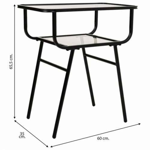 Noćni ormarić Alexandra House Living Crna 35 x 65 x 60 cm Cijena