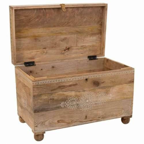 Stolac Alexandra House Living Bijela Prirodno Drvo Manga Drvo MDF 40 x 47 x 72 cm Cijena