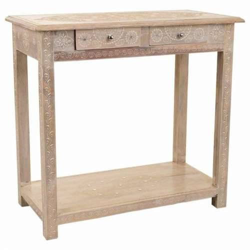 Ormarić s ladice Alexandra House Living Bijela Prirodno 40 x 76 x 135 cm Cijena