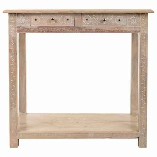 Ormarić s ladice Alexandra House Living Bijela Prirodno 40 x 76 x 135 cm Cijena