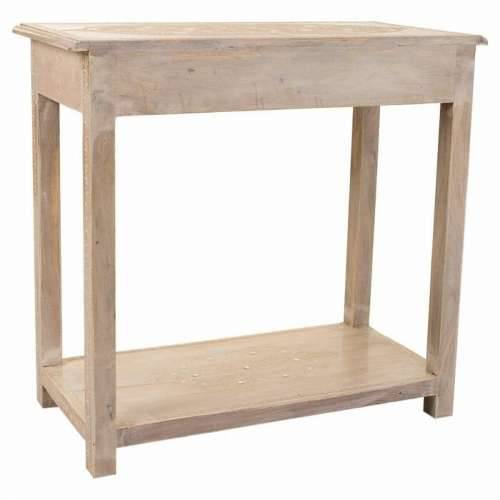 Ormarić s ladice Alexandra House Living Bijela Prirodno 40 x 76 x 135 cm Cijena