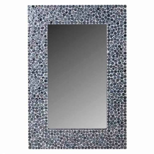Zidno ogledalo Alexandra House Living Siva Krema 91 x 3 x 60 cm Pravokutno Cijena