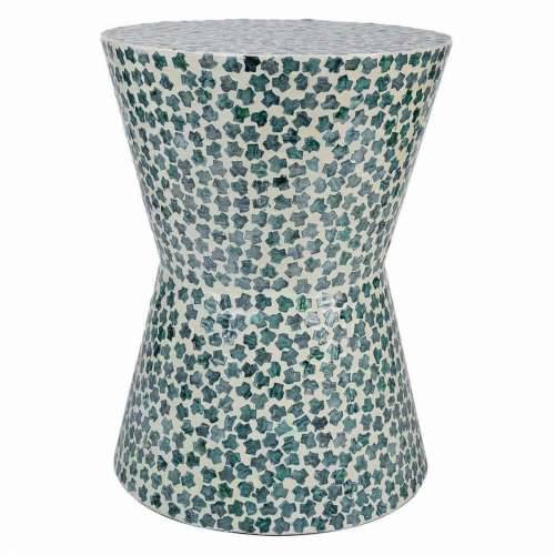 Tabure Alexandra House Living Plava Drvo MDF 35 x 50 x 35 cm Cijena