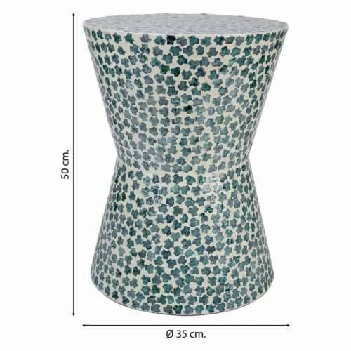 Tabure Alexandra House Living Plava Drvo MDF 35 x 50 x 35 cm Cijena