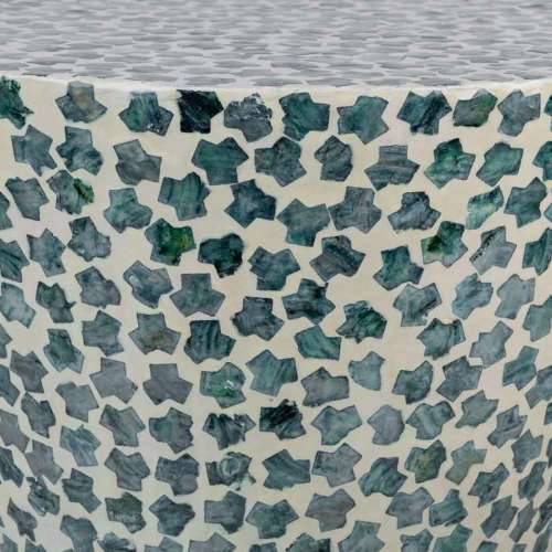 Tabure Alexandra House Living Plava Drvo MDF 35 x 50 x 35 cm Cijena