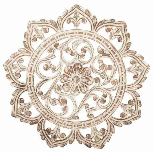 Zidni Ukras Alexandra House Living Smeđa Drvo MDF 2 x 90 x 90 cm Cijena