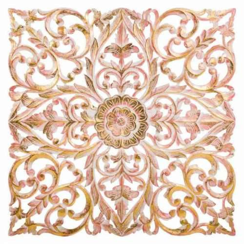 Zidni Ukras Alexandra House Living Bijela Drvo MDF 2 x 90 x 90 cm Cijena