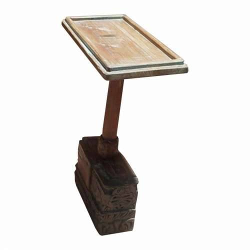 Pomoćni stolić Alexandra House Living Smeđa Reciklirano Drvo 23 x 49 x 46 cm Cijena
