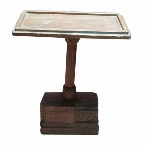 Pomoćni stolić Alexandra House Living Smeđa Reciklirano Drvo 23 x 49 x 46 cm Cijena