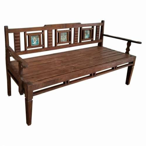Klupa Alexandra House Living Smeđa Reciklirano Drvo 58 x 95 x 183 cm Cijena