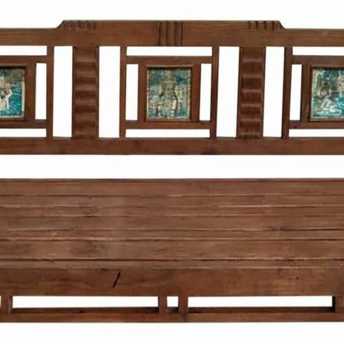 Klupa Alexandra House Living Smeđa Reciklirano Drvo 58 x 95 x 183 cm Cijena