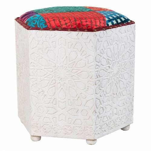Tabure Alexandra House Living Bijela Drvo Manga 46 x 41 x 46 cm Cijena