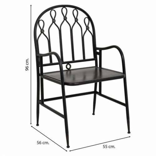 Blagavaonska stolica Alexandra House Living Crna 56 x 96 x 55 cm Cijena