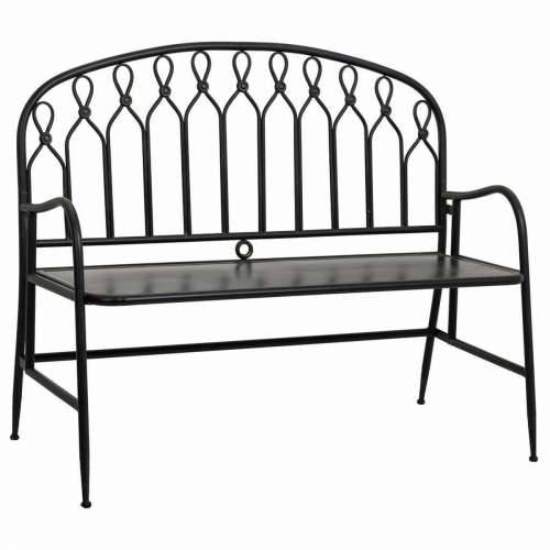 Klupa Alexandra House Living Crna Metal 56 x 98 x 118 cm Cijena