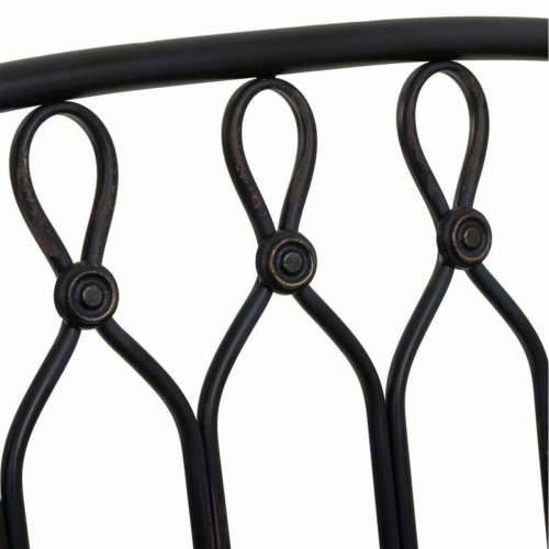 Klupa Alexandra House Living Crna Metal 56 x 98 x 118 cm Cijena