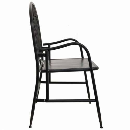 Klupa Alexandra House Living Crna Metal 56 x 98 x 118 cm Cijena