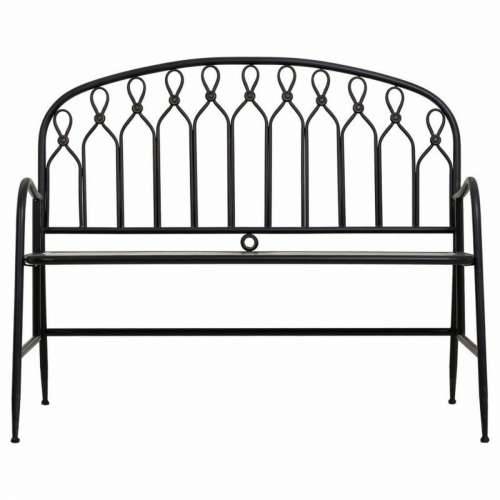 Klupa Alexandra House Living Crna Metal 56 x 98 x 118 cm Cijena